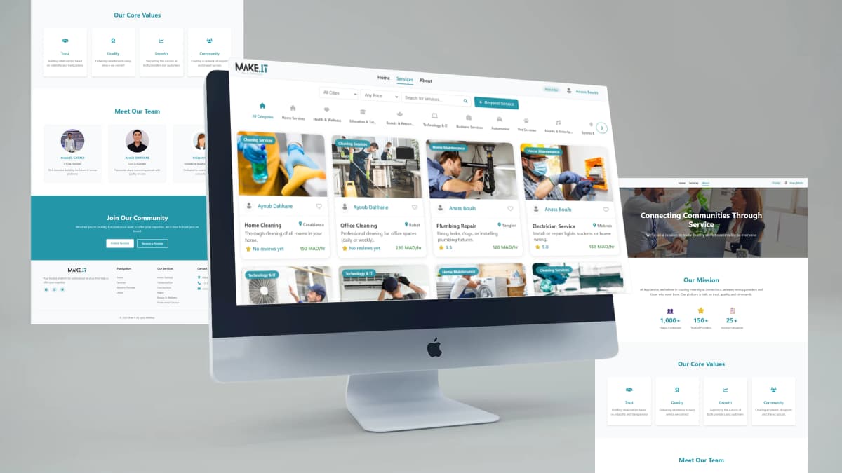 Make It — Multiservice Platform